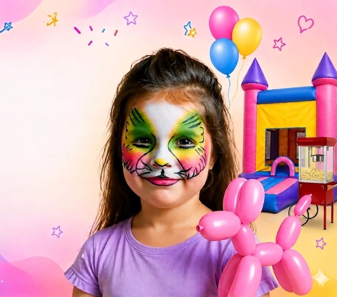 Kids having fun at a Giovanna's Entertainment party