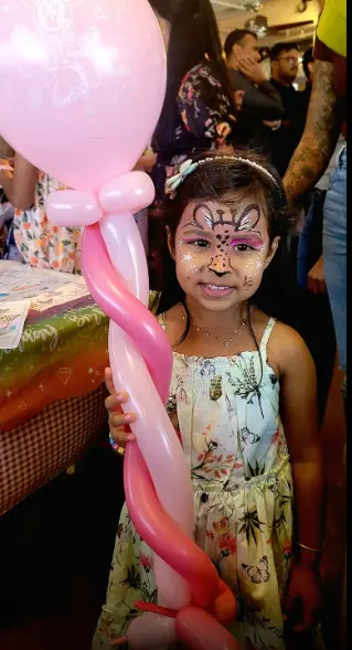 Butterfly face paint